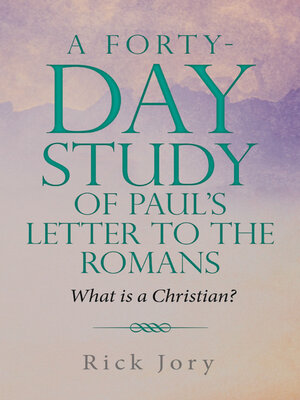 cover image of A Forty-Day Study of Paul's Letter to the Romans